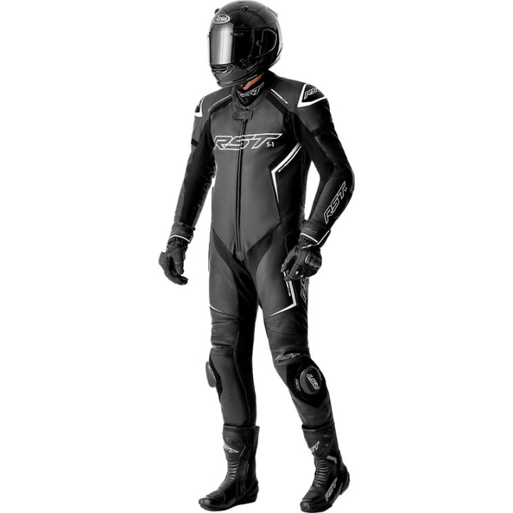 Combinaison RST S1 D3O - noir/blanc | Oxmoto