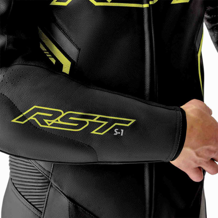 Combinaison RST S1 D3O - noir/jaune | Oxmoto