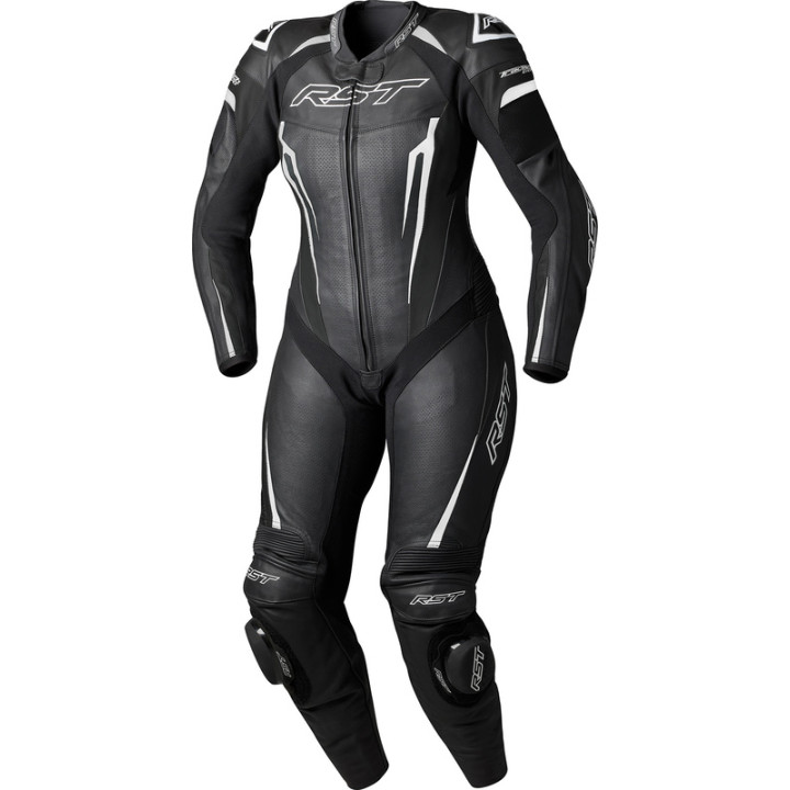 Combinaison femme RST Tractech Evo D3O - noir/blanc | Oxmoto