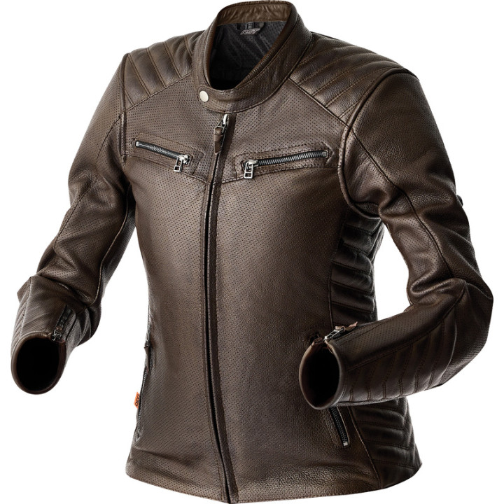 Veste femme RST Roadster Air D3O cuir - brun | Oxmoto