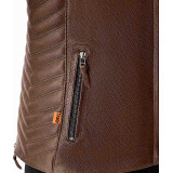 Veste femme RST Roadster Air D3O cuir - brun | Oxmoto