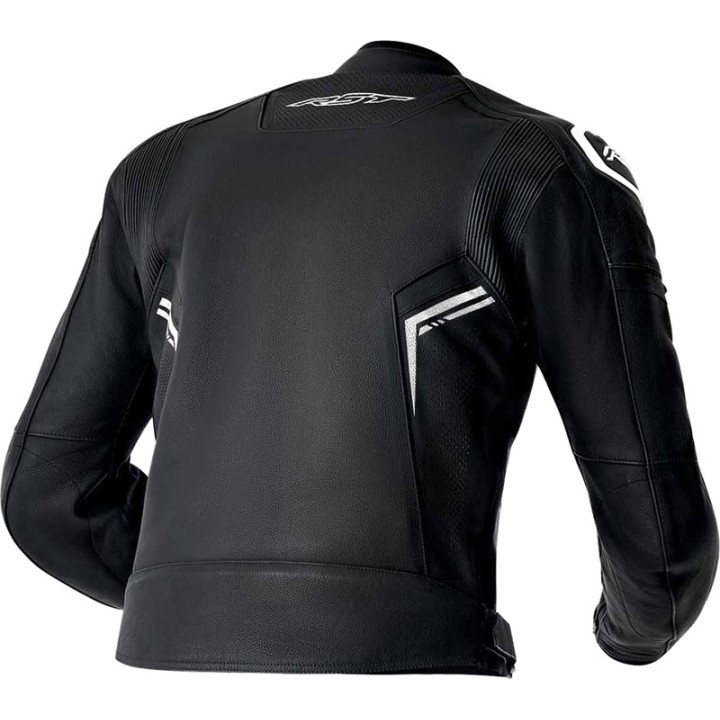 Veste RST S1 D3O cuir - noir/blanc | Oxmoto