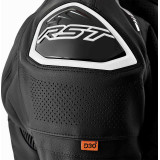 Veste RST S1 D3O cuir - noir/blanc | Oxmoto