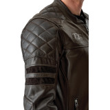 Veste RST Hillberry D3O cuir - Brun | Oxmoto