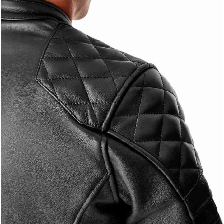 Veste RST Hillberry D3O cuir - noir | Oxmoto