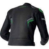 Veste RST S1 D3O cuir - noir/vert fluo | Oxmoto