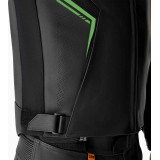 Veste RST S1 D3O cuir - noir/vert fluo | Oxmoto