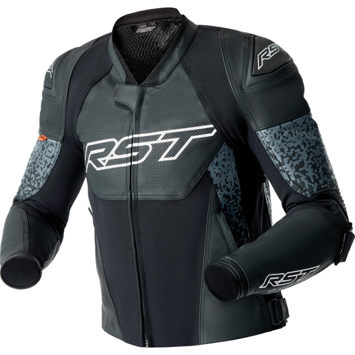 Veste RST Pro Series Supersport-K D3O cuir - noir/gris
