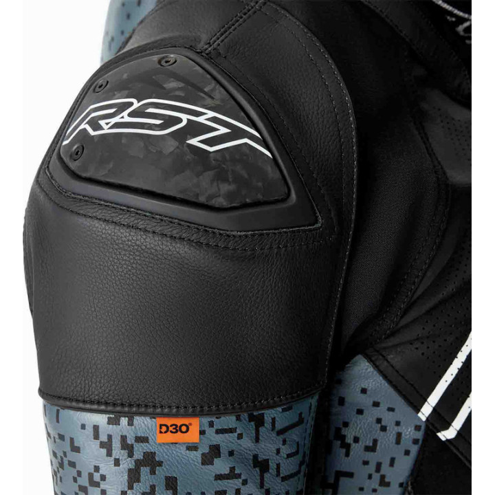 Veste RST Pro Series Supersport-K D3O cuir - noir/gris