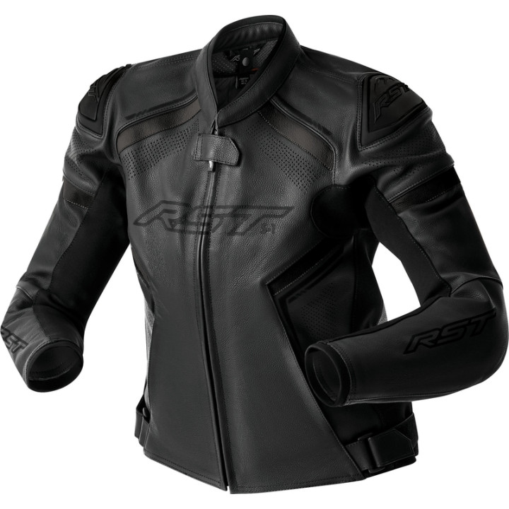 Veste femme RST S1 D3O cuir - noir | Oxmoto