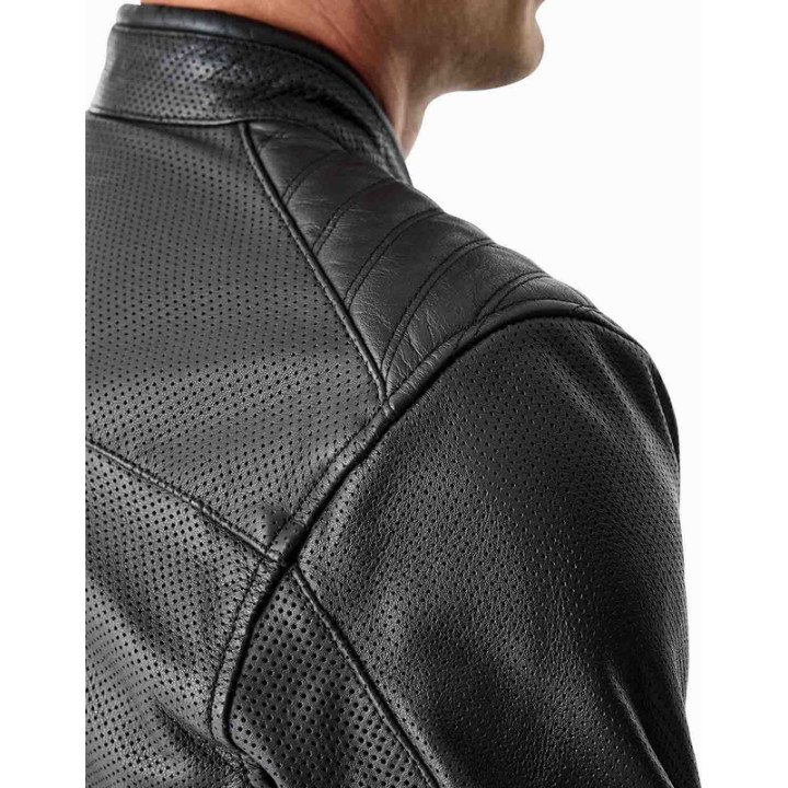 Veste RST Roadster Air D3O cuir - noir | Oxmoto