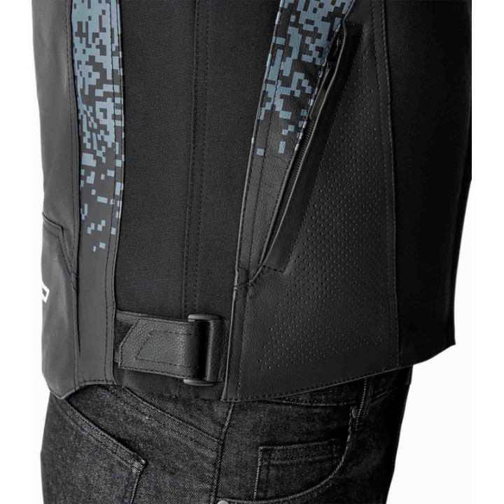 Veste RST Pro Series Supersport-K D3O cuir - noir/gris