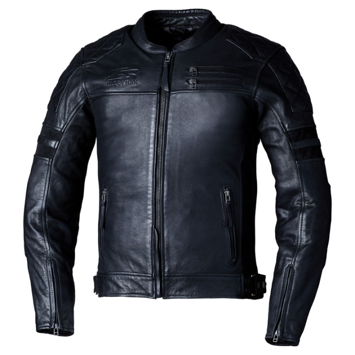 Veste RST Hillberry2 cuir CE homme - Noir | Oxmoto