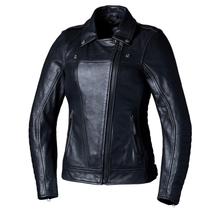 Veste RST Ripley2 cuir CE femme - Noir | Oxmoto
