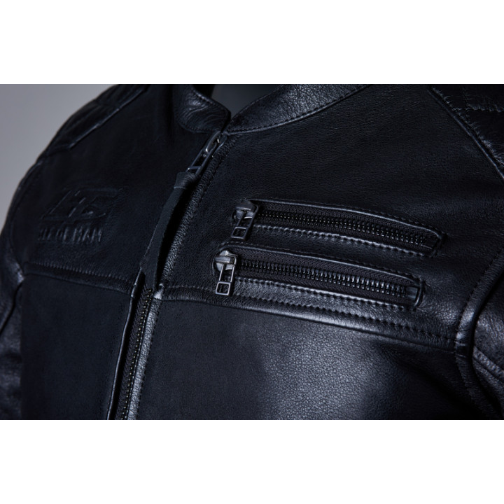 Veste RST Hillberry2 cuir CE homme - Noir | Oxmoto