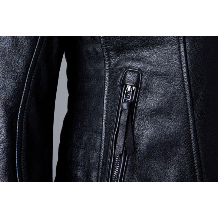 Veste RST Ripley2 cuir CE femme - Noir | Oxmoto