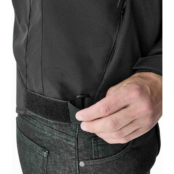 Veste femme RST S1 Mesh D3O Textile - noir | Oxmoto