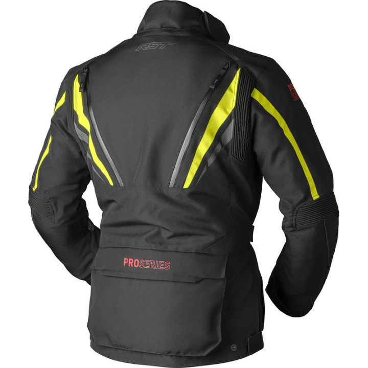 Veste RST Pro Series Paragon D3O - noir/jaune fluo | Oxmoto