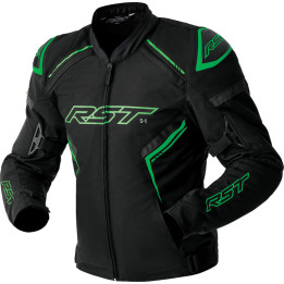 Veste RST S1 D3O Textile - noir/vert fluo | Oxmoto