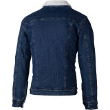 Veste RST Sherpa Denim CE textile - bleu | Oxmoto