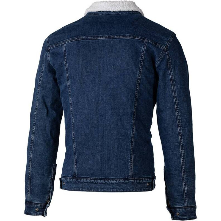 Veste RST Sherpa Denim CE textile - bleu | Oxmoto