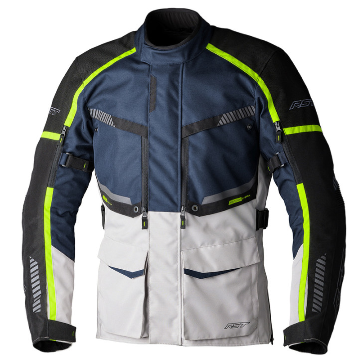 Veste RST Maverick EVO CE homme - Navy/Silver | Oxmoto