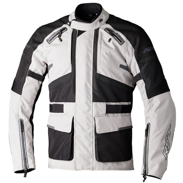 Veste RST Endurance CE textile - argent/noir | Oxmoto