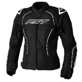 Veste femme RST S1 Mesh CE textile - noir/blanc | Oxmoto