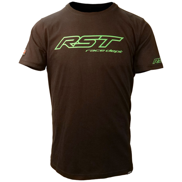 T-Shirt RST Logo Race Dept - vert fluo | Oxmoto