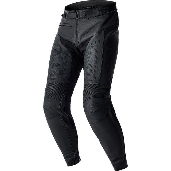 Pantalon RST T2 D3O court cuir - noir | Oxmoto