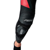 Pantalon RST Tractech Evo D3O cuir - noir/rouge | Oxmoto