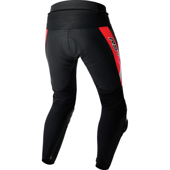 Pantalon RST Tractech Evo D3O cuir - noir/rouge | Oxmoto