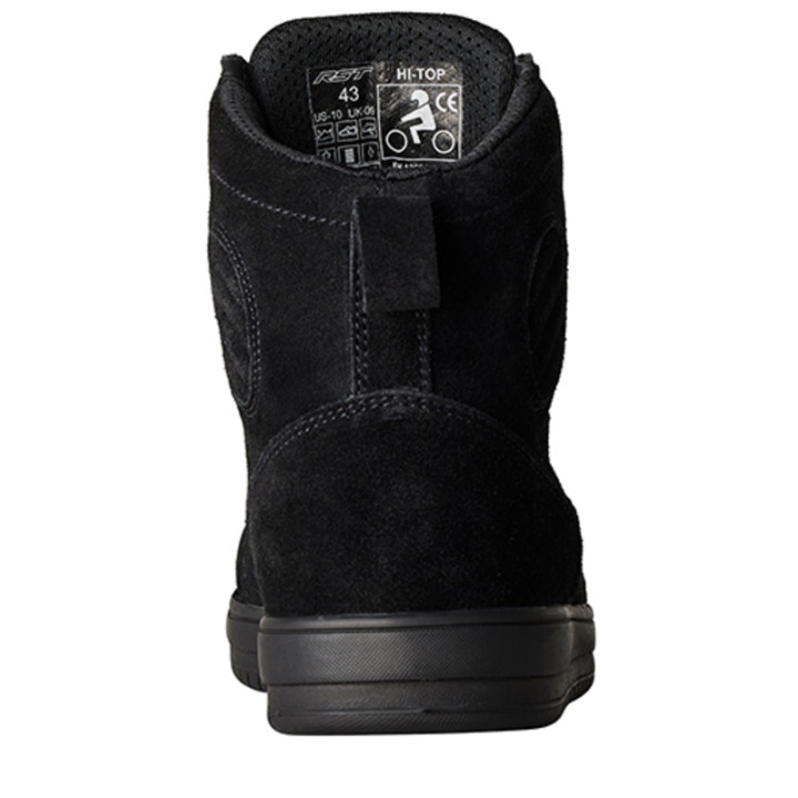 Bottes RST Hi-Top - suède noir | Oxmoto