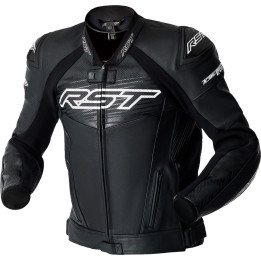 Veste RST Tractech Evo D3O cuir - noir/blanc | Oxmoto