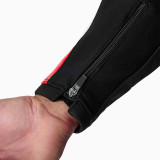 Veste RST Tractech Evo D3O cuir - noir/rouge | Oxmoto