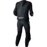 Veste RST Tractech Evo D3O cuir - noir/blanc | Oxmoto