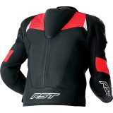 Veste RST Tractech Evo D3O cuir - noir/rouge | Oxmoto