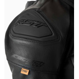 Veste RST Tractech Evo D3O cuir - noir | Oxmoto