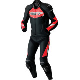 Veste RST Tractech Evo D3O cuir - noir/rouge | Oxmoto