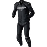 Veste RST Tractech Evo D3O cuir - noir/blanc | Oxmoto