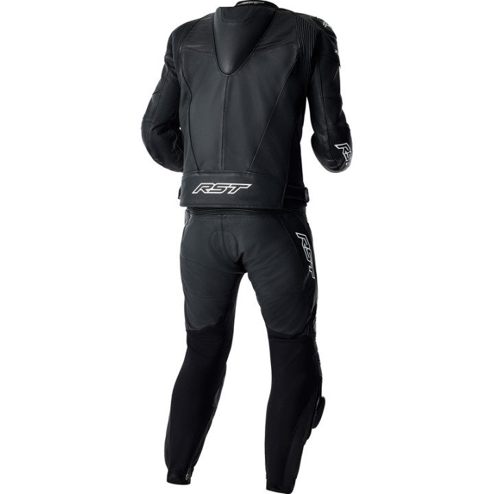 Veste RST Tractech Evo D3O cuir - noir/blanc | Oxmoto
