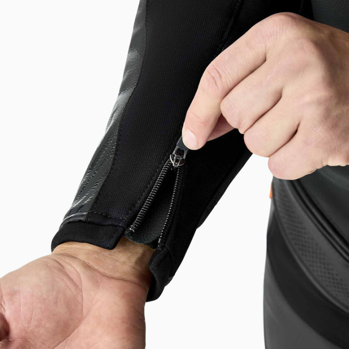 Veste RST Tractech Evo D3O cuir - noir | Oxmoto