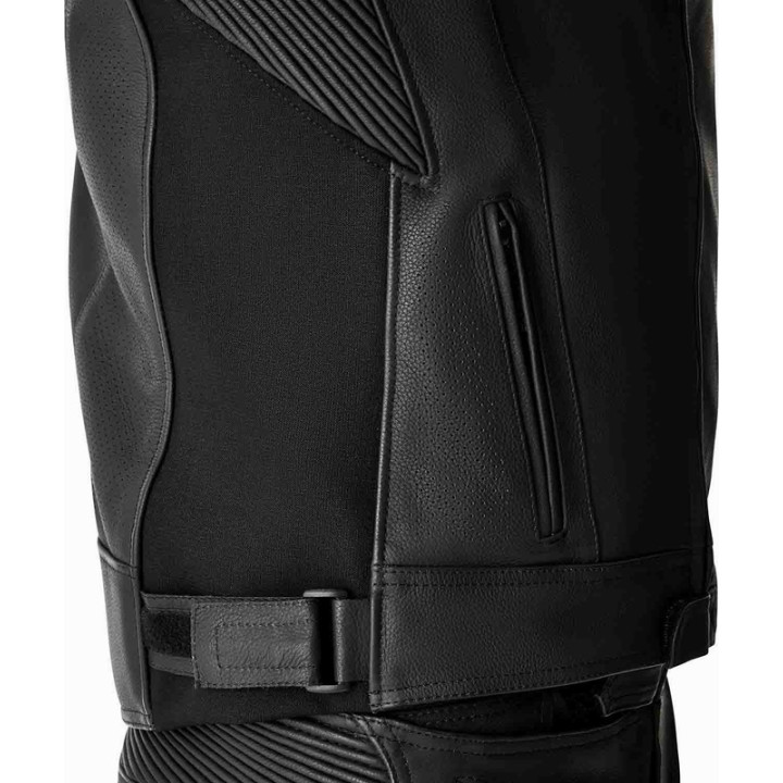 Veste RST Tractech Evo D3O cuir - noir | Oxmoto