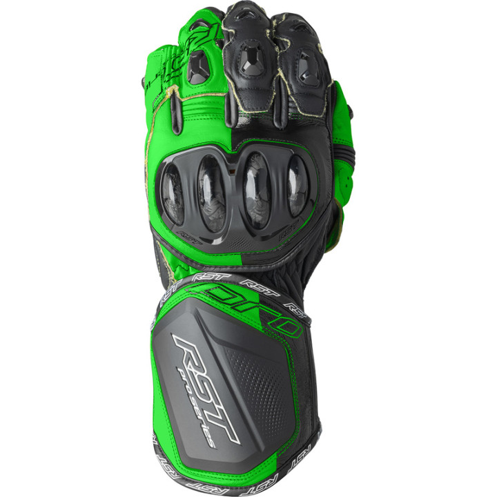 Gants RST Pro Series GP D3O - noir/vert fluo | Oxmoto