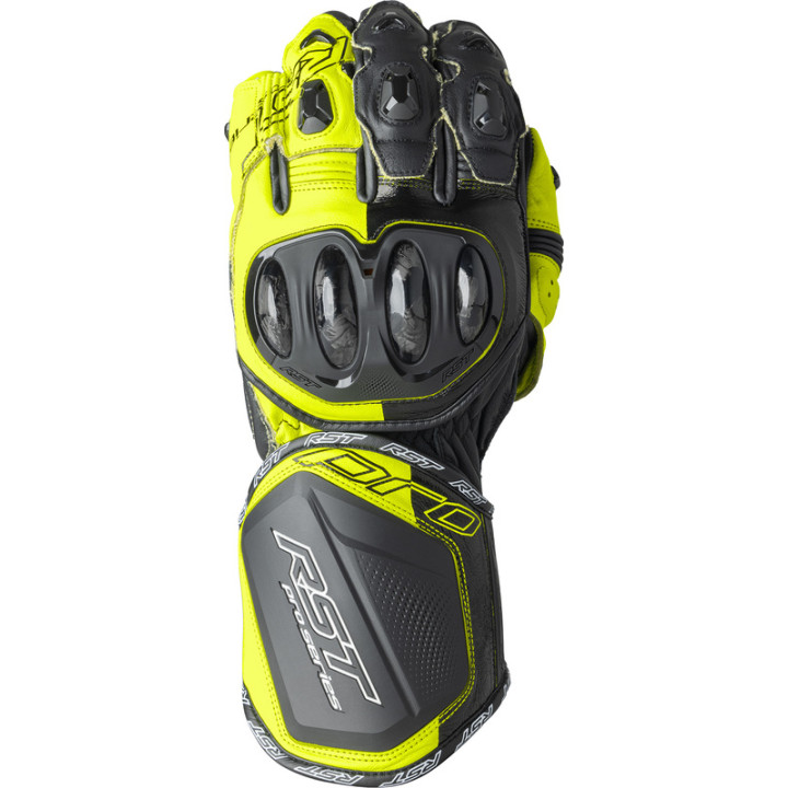 Gants RST Pro Series GP D3O - noir/jaune fluo | Oxmoto