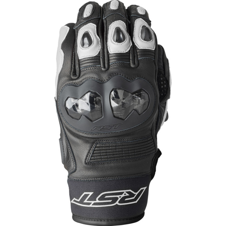 Gants RST Freestyle 3 D3O - noir/blanc | Oxmoto