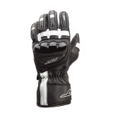 Gants RST Pilot CE cuir - noir/blanc | Oxmoto