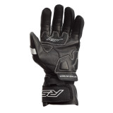 Gants RST Pilot CE cuir - noir/blanc | Oxmoto