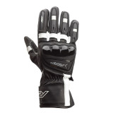 Gants RST Pilot CE cuir - noir/blanc | Oxmoto