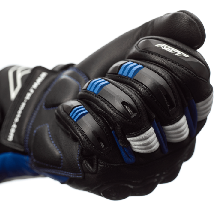 Gants RST Pilot CE - noir/bleu/blanc | Oxmoto